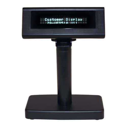 Kassensystem Hardware - seperater Kundendisplay in schwarz als Kassenhardware - black Customer Display