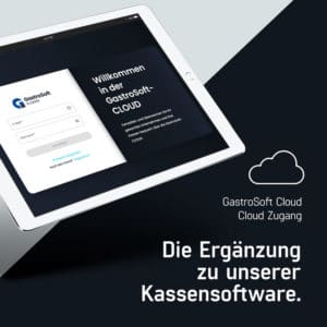 Anmeldemaske der neuen GastroSoft-Cloud, das Cloud Kassensystem von GastroSoft